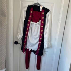 Rubie's Pirate Costume for Kids - Black, White, Red, Gold